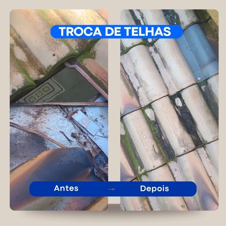 Faz tudo Apucarana- troca de telhas